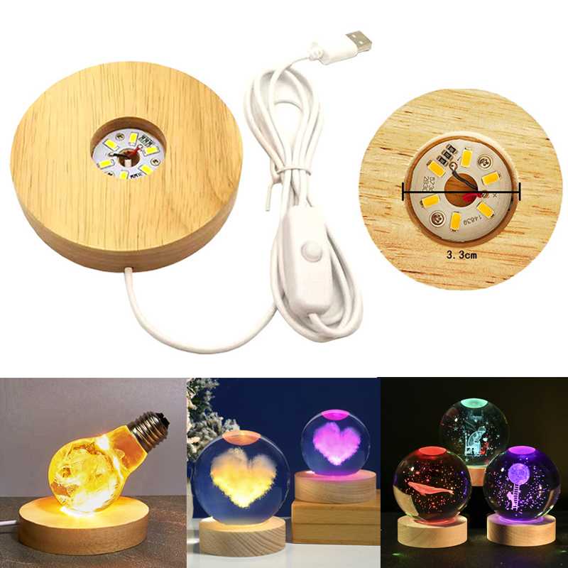 Resin Art Lamp - Exhibición de arte de resina, luz