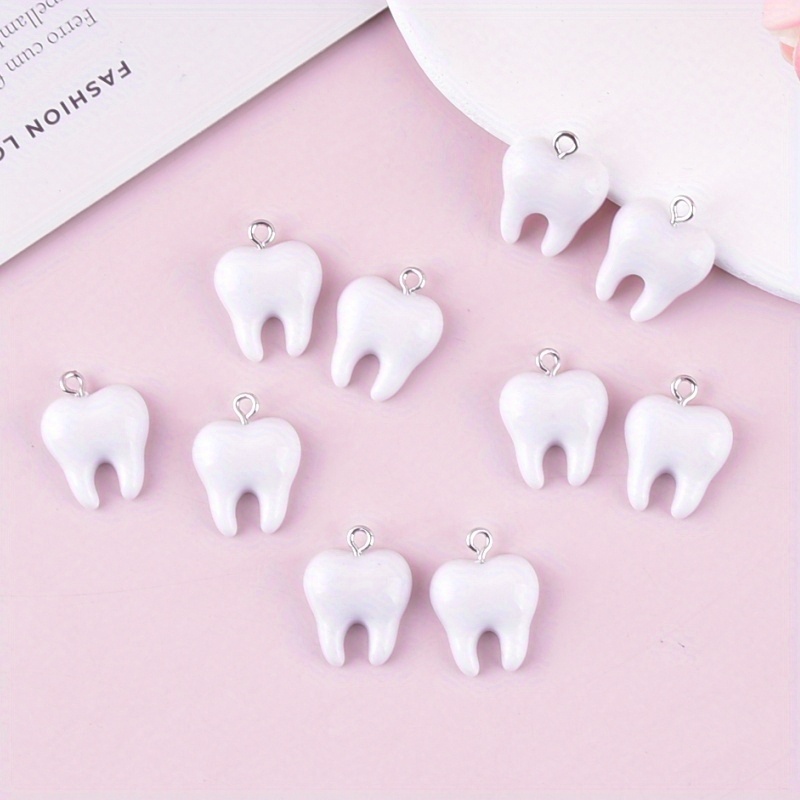 Resin Art Earrings - 10 piezas de dijes de resina