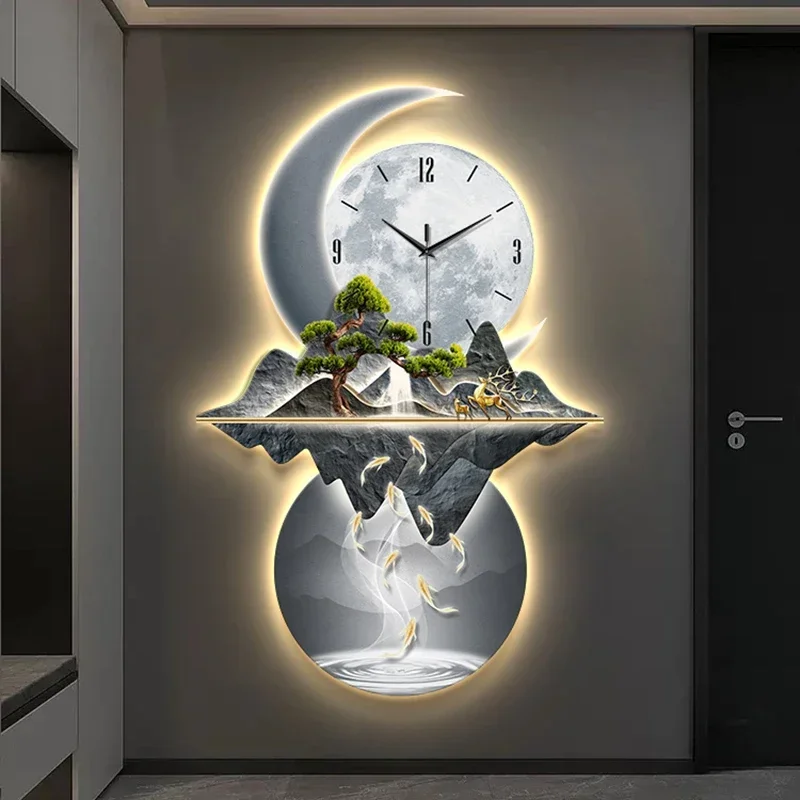 Resin Art Wall Clock - Relojes de pared con Mural artístico