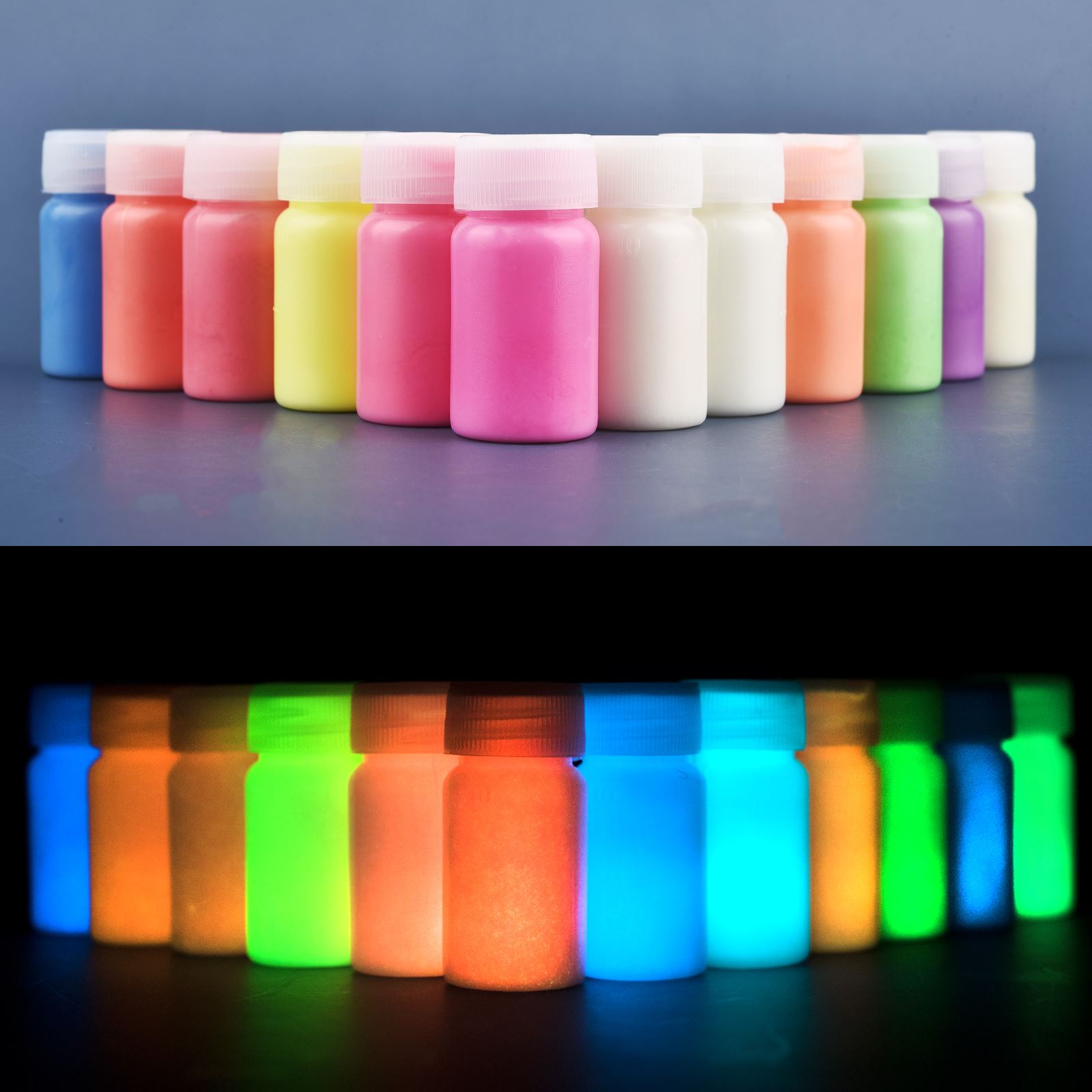 Resin Art Lamp - Polvo de purpurina luminosa, pigmento de