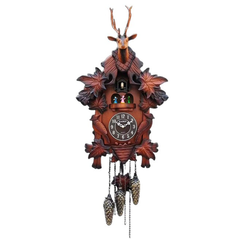 Resin Art Wall Clock - Reloj de pared de cuco, relojes