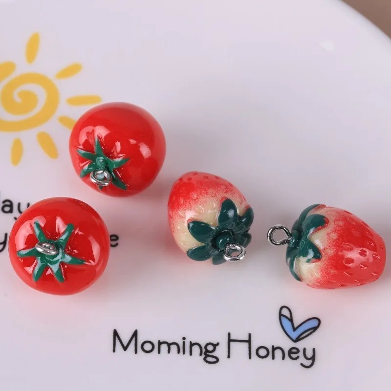 Resin Art Accessories - 10 piezas de colgantes de frutas