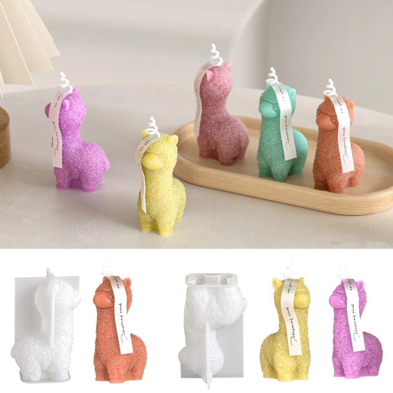 Resin Art And Craft - Molde de Silicona de Alpaca Adorable,