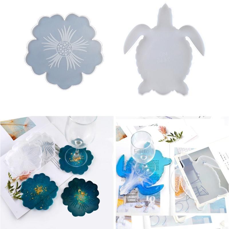 Resin Art Geode - R3MC 2pcs Diy Flower Flower Geode