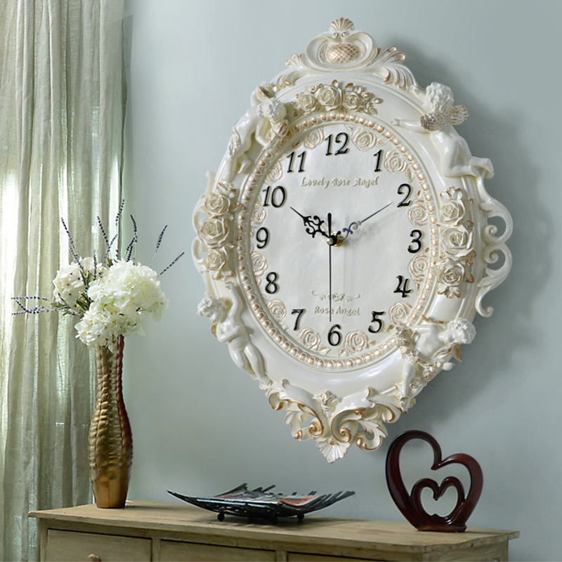 Resin Art Wall Clock - Reloj de Pared Europeo con Diseño