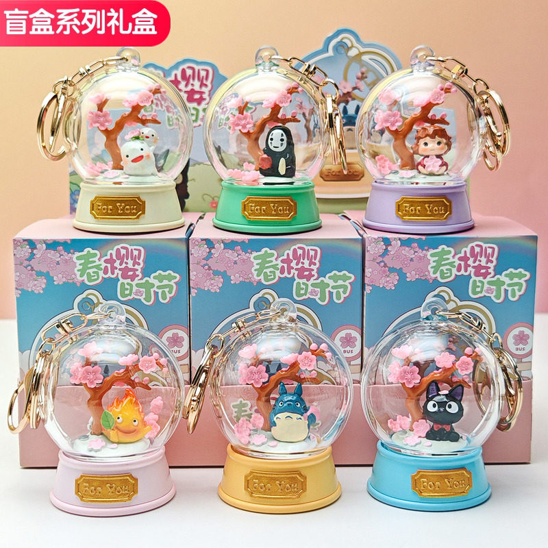 Resin Art Case - Llavero de Hayao Miyazaki con diseño