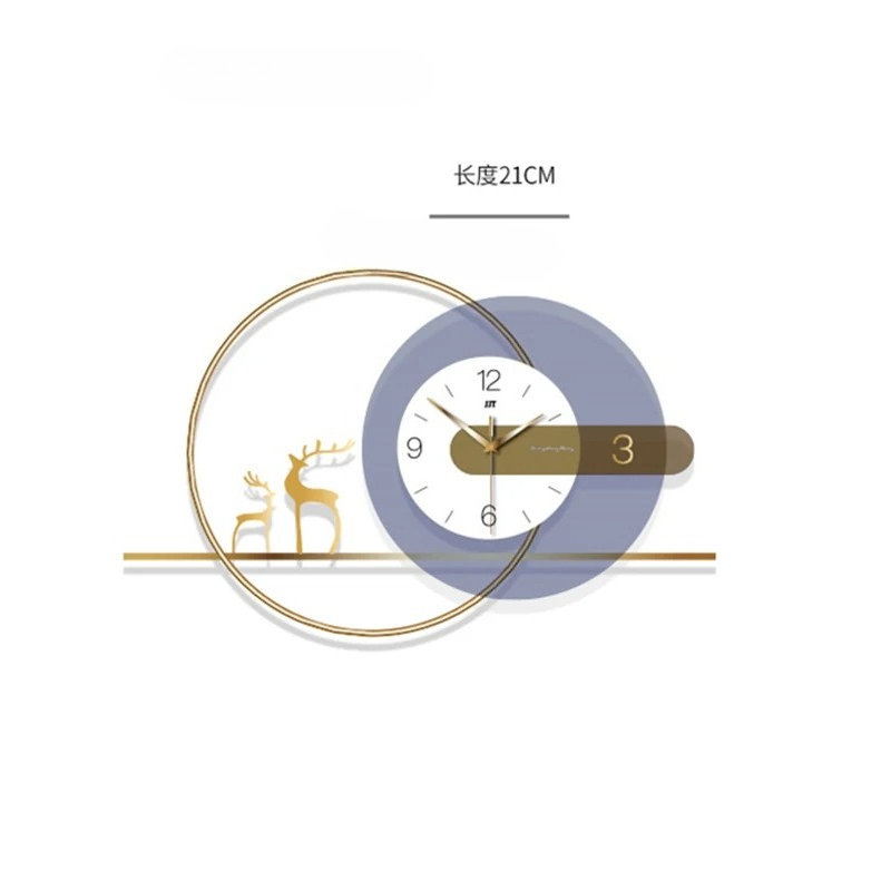 Resin Art Wall Clock - Relojes de Pared Modernos de Metal,