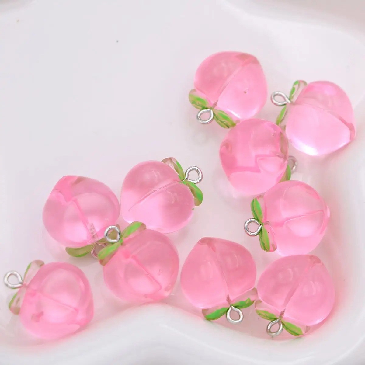 Resin Art Earrings - 10 Piezas de Mini Colgantes 3D