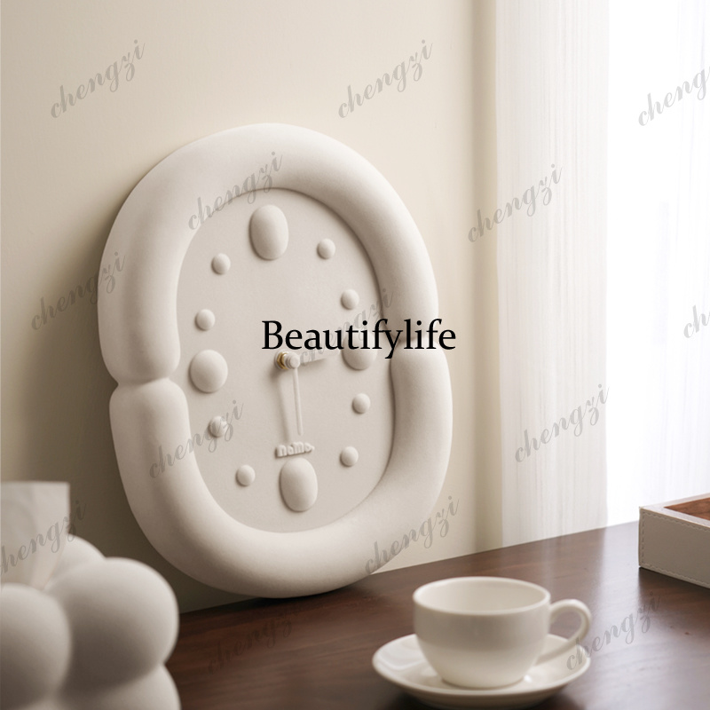 Resin Art Wall Clock - Relojes de Pared Estéticos Silenciosos, Reloj