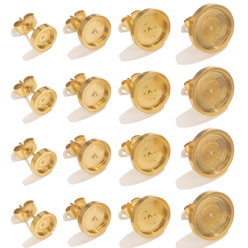 Resin Art Supplies Near Me - 10 Uds. De pendientes dorados de