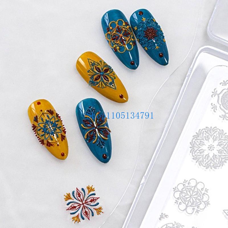 Molde arte uñas 98 moldeo resi - Resin Art Templates Free reseña y precio