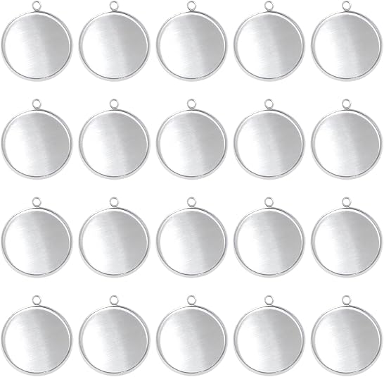 20 piezas de bandejas colgante - Resin Art Earrings reseña y precio