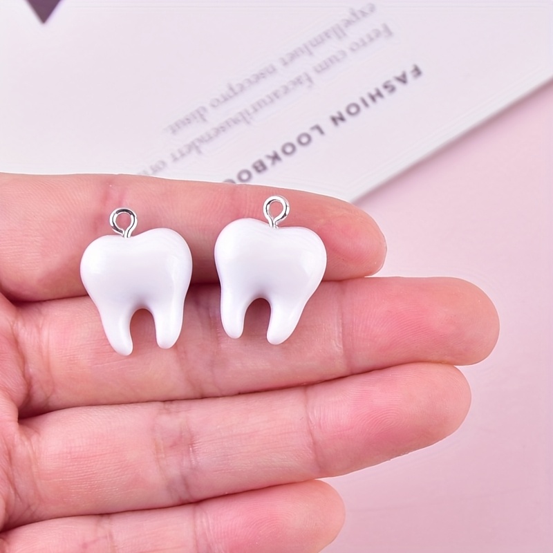 10 piezas de dijes de resina c - Resin Art Earrings reseña y precio