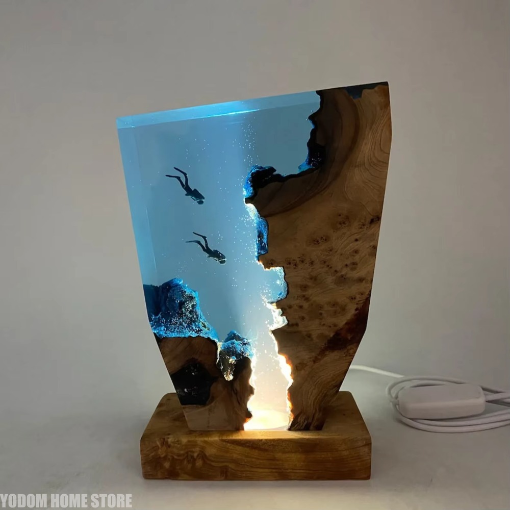 Nueva Lámpara de Resina con Fo - Resin Art Lamp reseña y precio