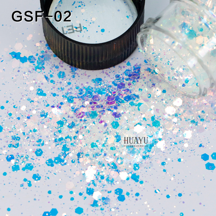 Brillo holográfico mixto y gru - Mica Flake Resin reseña y precio
