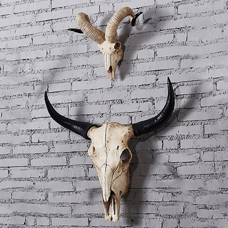 Cráneo de vaca Artificial, dec - Resin Art On Wall reseña y precio