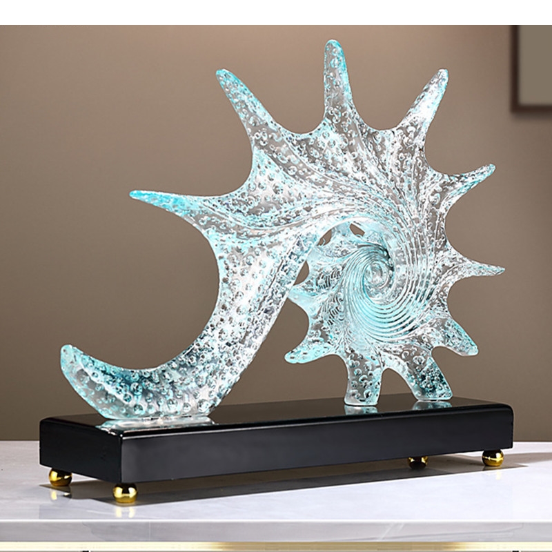 Escultura de estrella de mar d - Resin Art Lamp reseña y precio