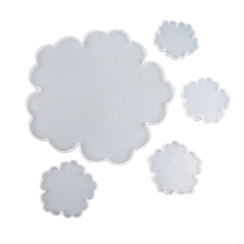 5 piezas moldes posavasos resi - Resin Art Geode reseña y precio