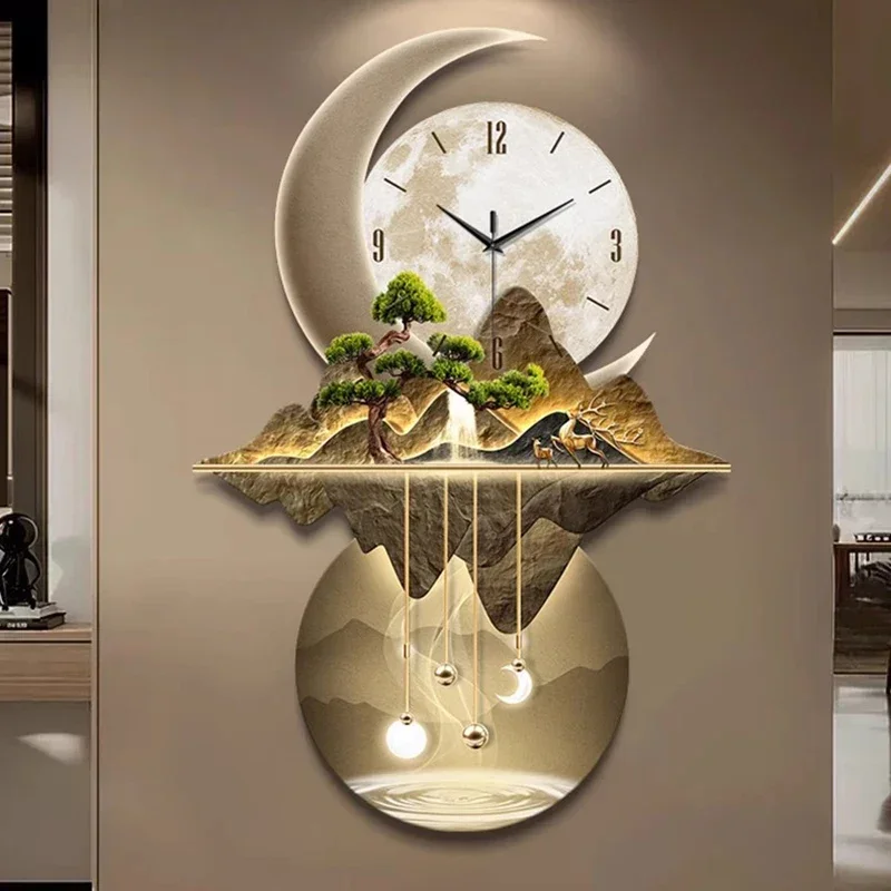Relojes de pared con Mural art - Resin Art Wall Clock reseña y precio