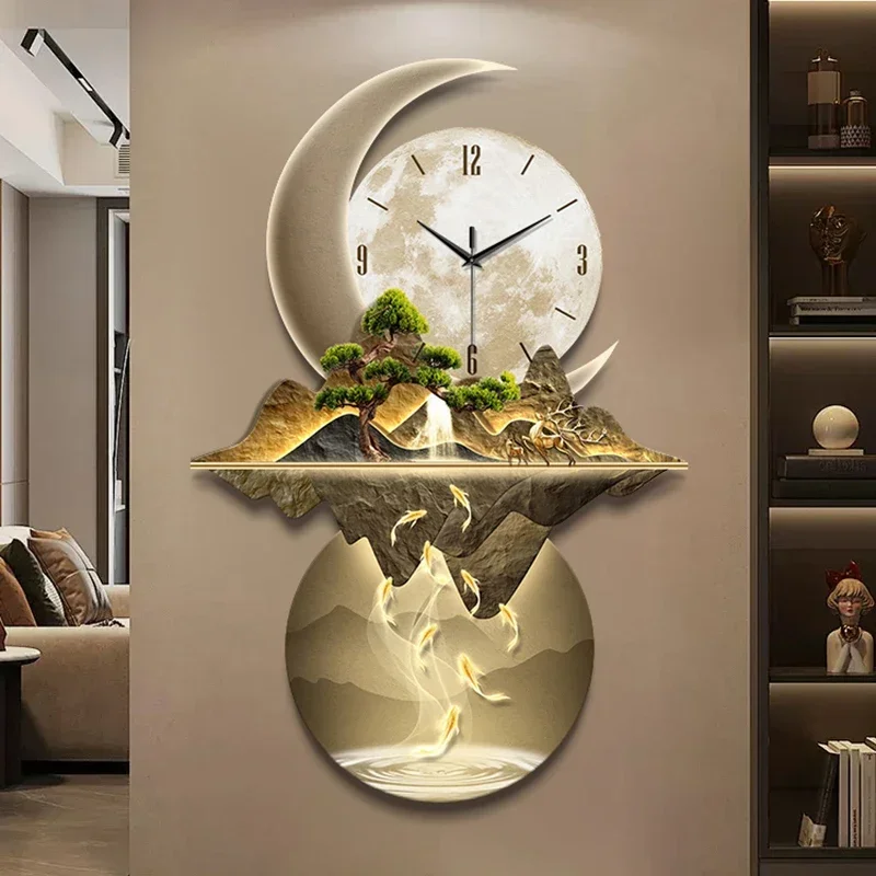 Relojes de pared con Mural art - Resin Art Wall Clock reseña y precio