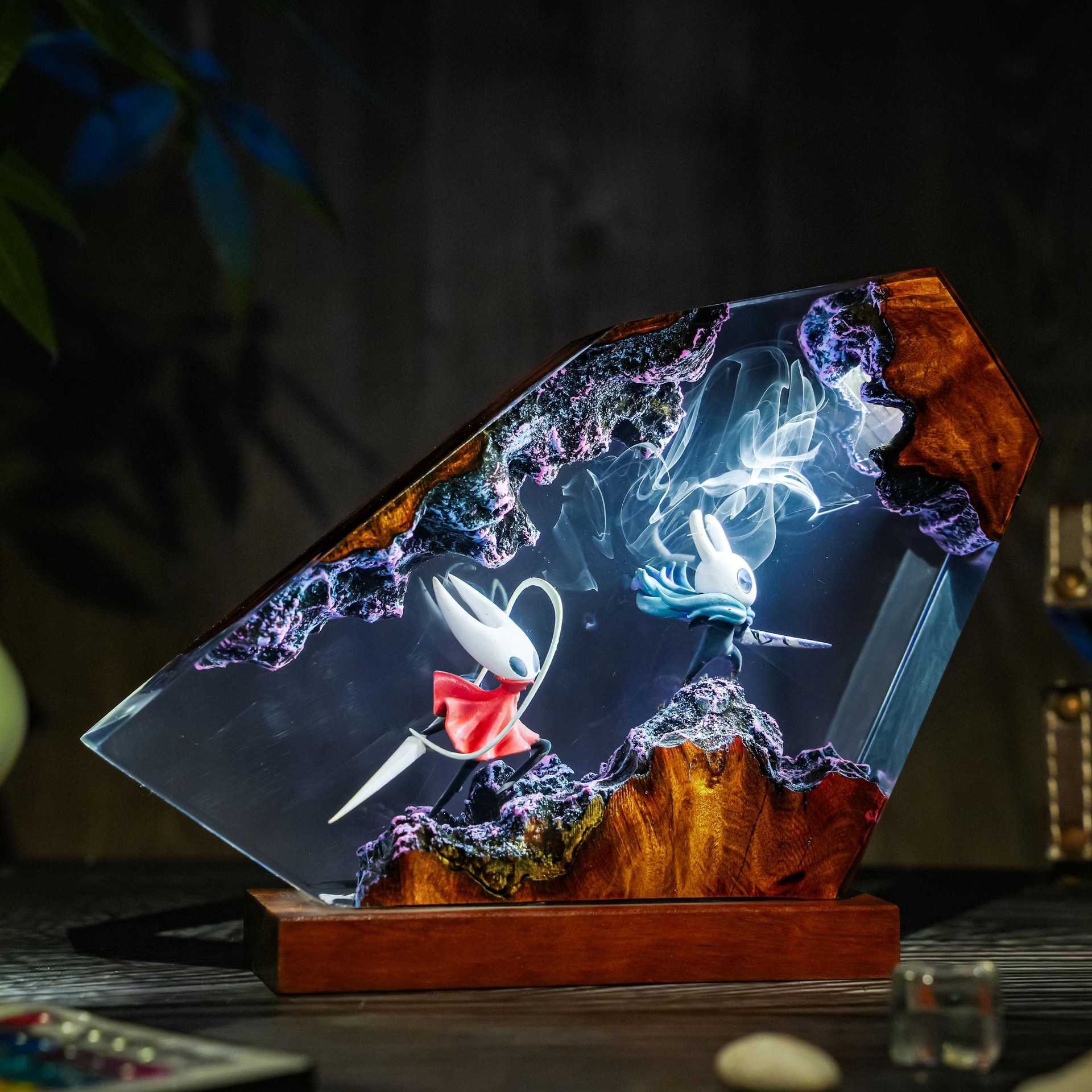 Lámpara de Resina con Forma de - Resin Art Lamp reseña y precio