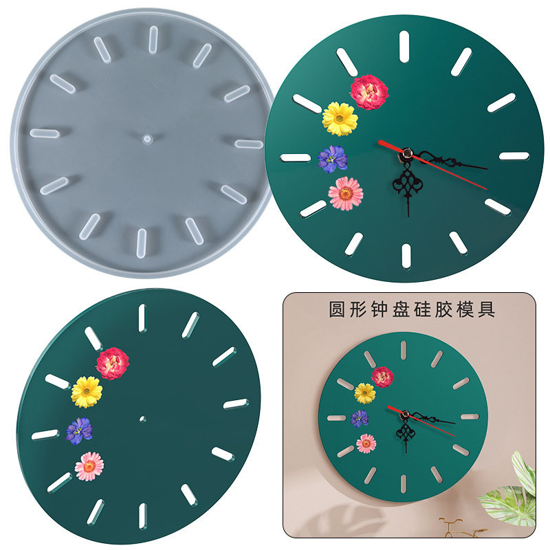 Mapa del mundo, hoja de loto,  - Resin Art Wall Clock reseña y precio