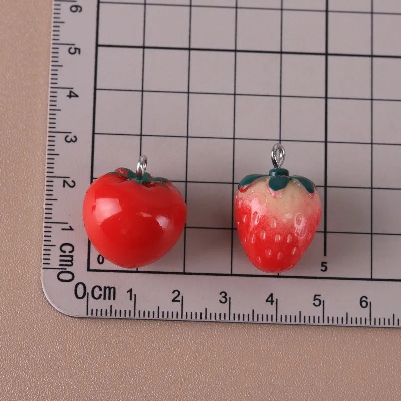 10 piezas de colgantes de frut - Resin Art Accessories reseña y precio