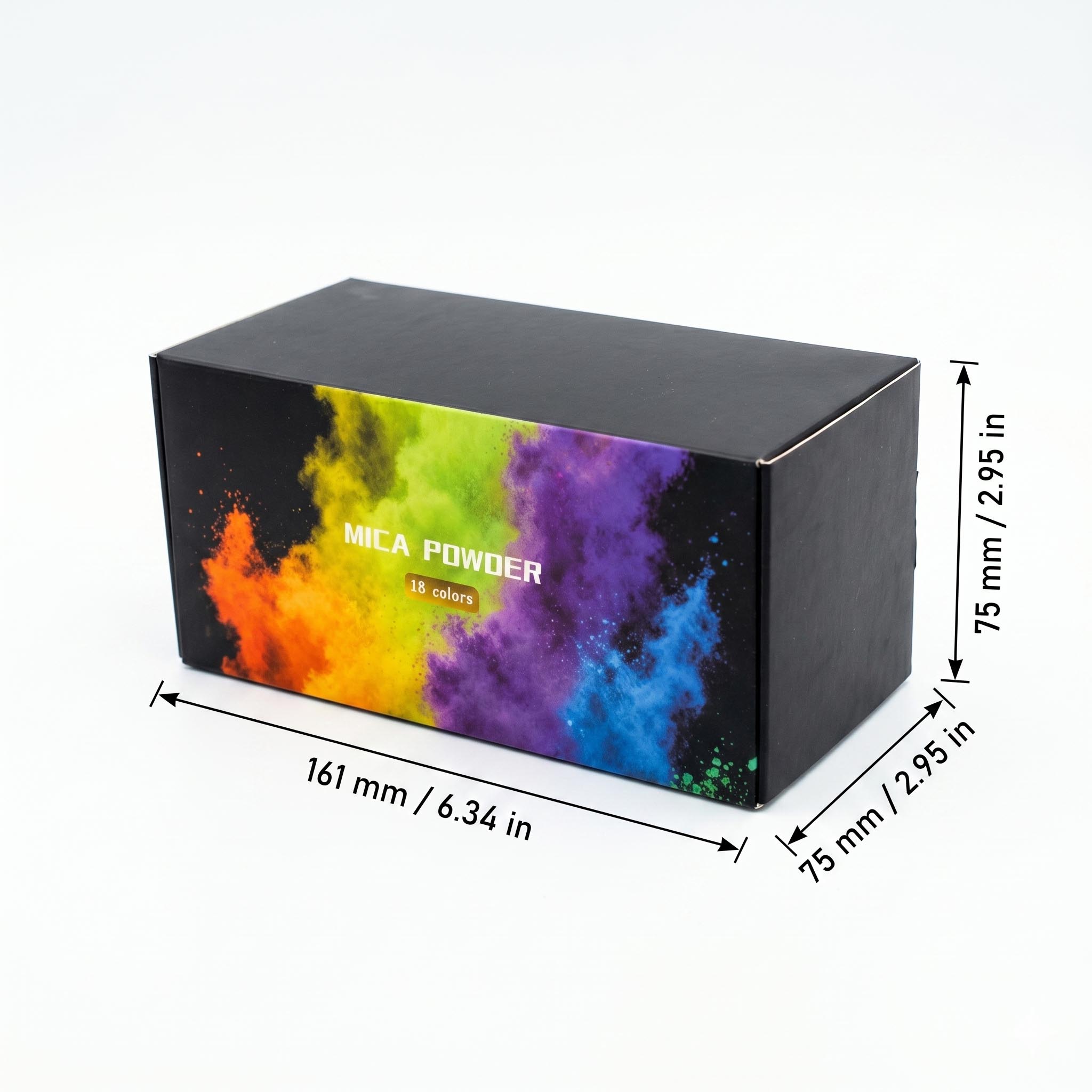 Juego de 18 Colores de Polvo d - Mica Flake Resin reseña y precio