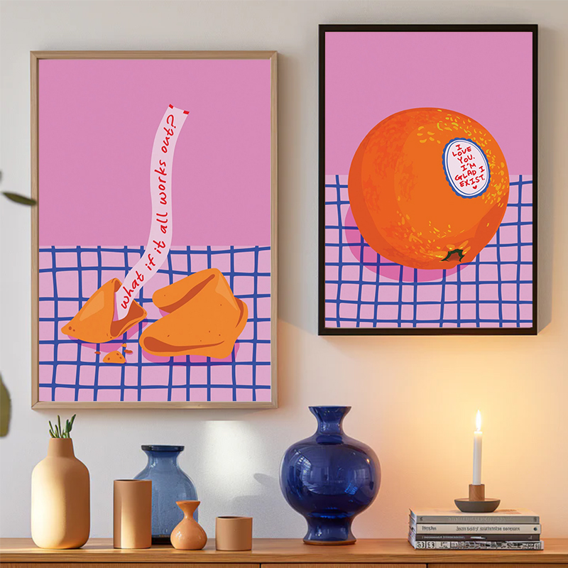 Póster de Diamantes Rosa y Azu - Resin Art What Is It reseña y precio
