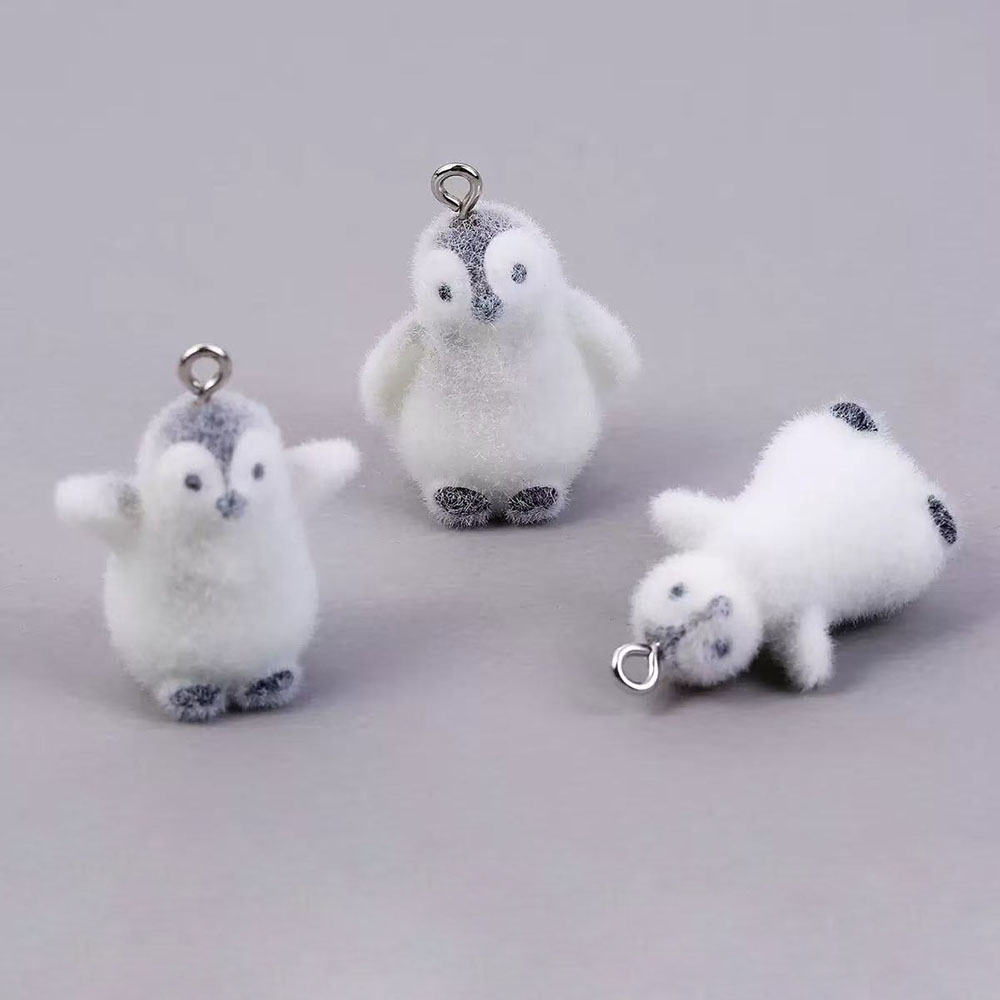 5 uds flocado pequeño pingüino - Resin Art Supplies Near Me reseña y precio