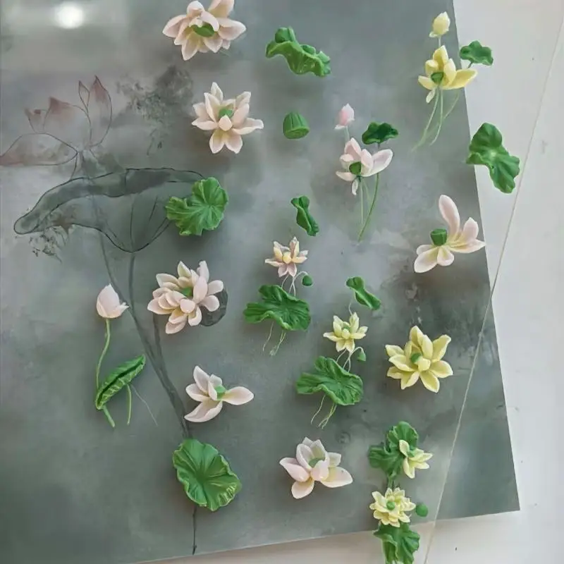 Serie de flores, molde para uñ - Resin Art Templates Free reseña y precio