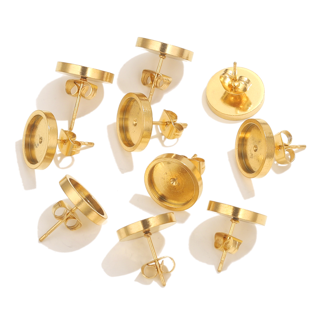10 Uds. De pendientes dorados  - Resin Art Supplies Near Me reseña y precio