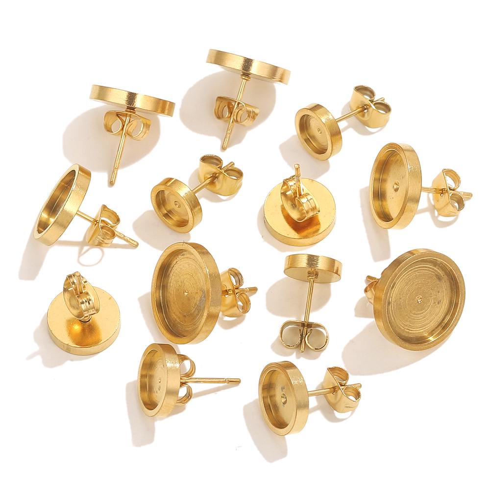 10 Uds. De pendientes dorados  - Resin Art Supplies Near Me reseña y precio
